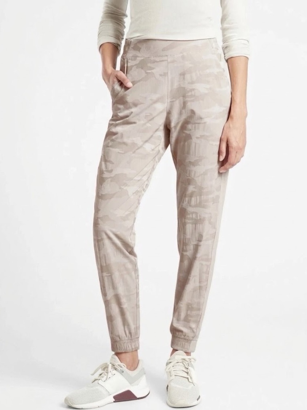 Athleta Brooklyn Textured Camo Jogger